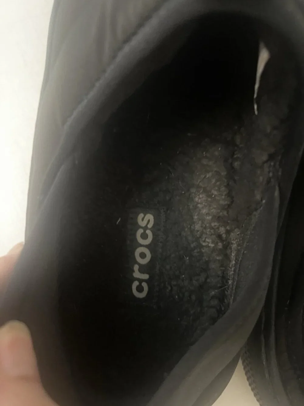Crocs Classic Puff Moc Black Size Men’s 9 Or Women’s 11
